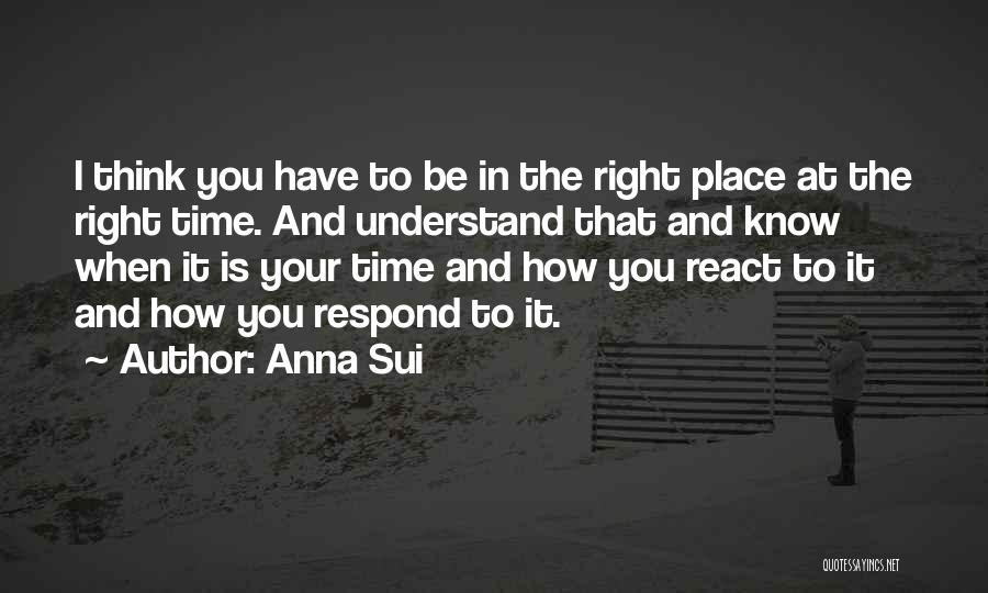 React Respond Quotes By Anna Sui