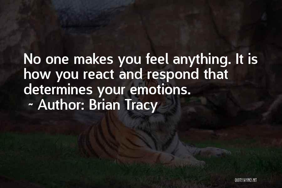 React Respond Quotes By Brian Tracy