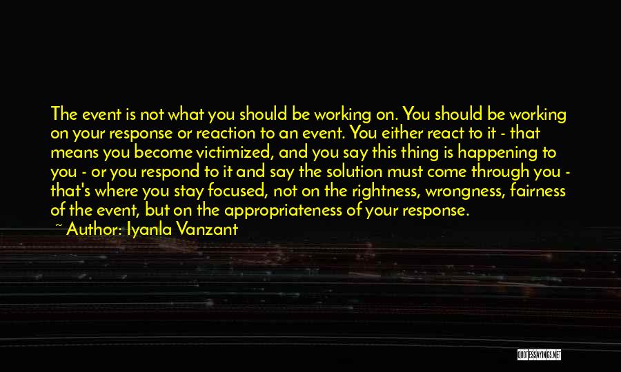 React Respond Quotes By Iyanla Vanzant