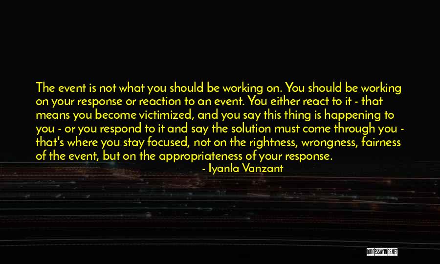 React Respond Quotes By Iyanla Vanzant React Respond Quotes By Iyanla Vanzant