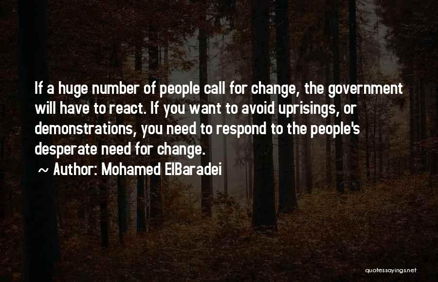 React Respond Quotes By Mohamed ElBaradei