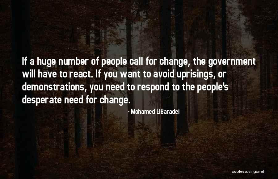 React Respond Quotes By Mohamed ElBaradei