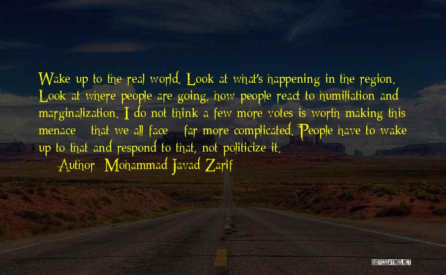 React Respond Quotes By Mohammad Javad Zarif