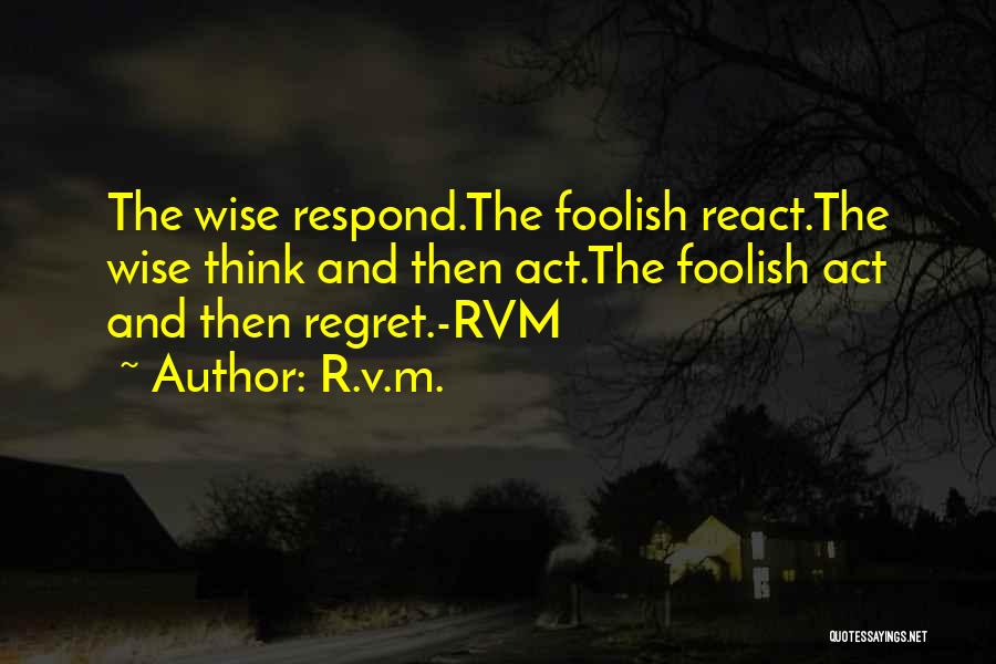 React Respond Quotes By R.v.m.