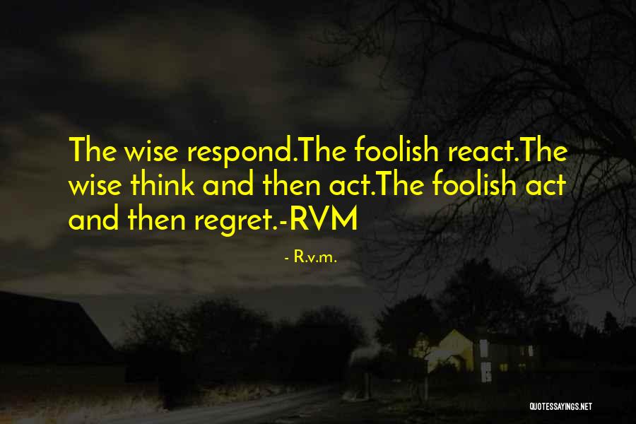 React Respond Quotes By R.v.m. React Respond Quotes By R.v.m.