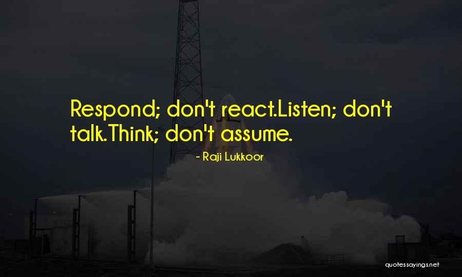 React Respond Quotes By Raji Lukkoor React Respond Quotes By Raji Lukkoor