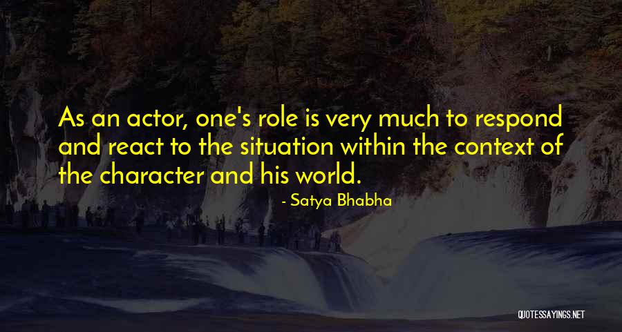 React Respond Quotes By Satya Bhabha React Respond Quotes By Satya Bhabha