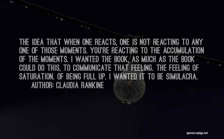 Reacting Quotes By Claudia Rankine