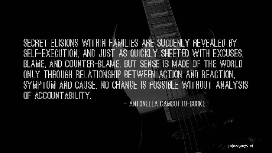 Reaction Action Quotes By Antonella Gambotto-Burke