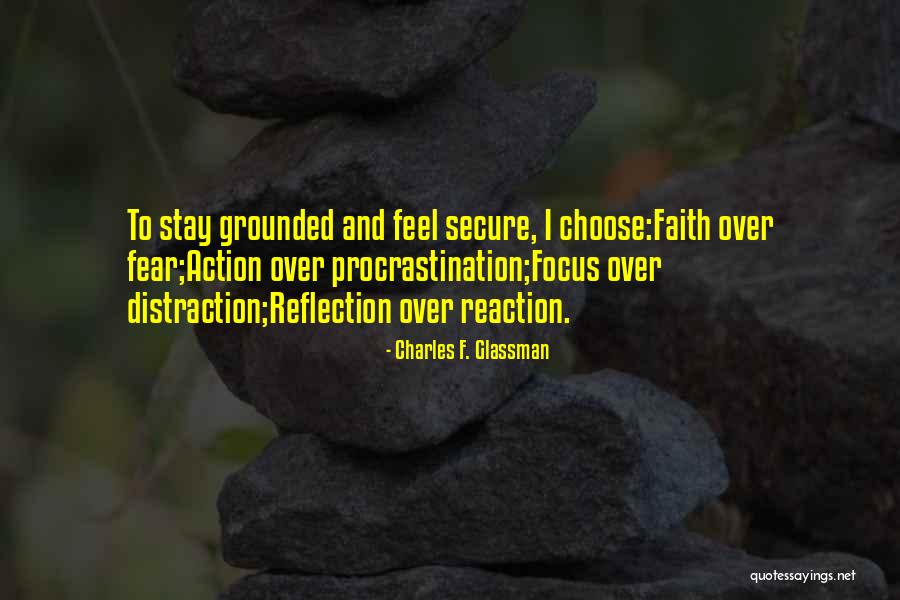 Reaction And Reflection Quotes By Charles F. Glassman Reaction And Reflection Quotes By Charles F. Glassman