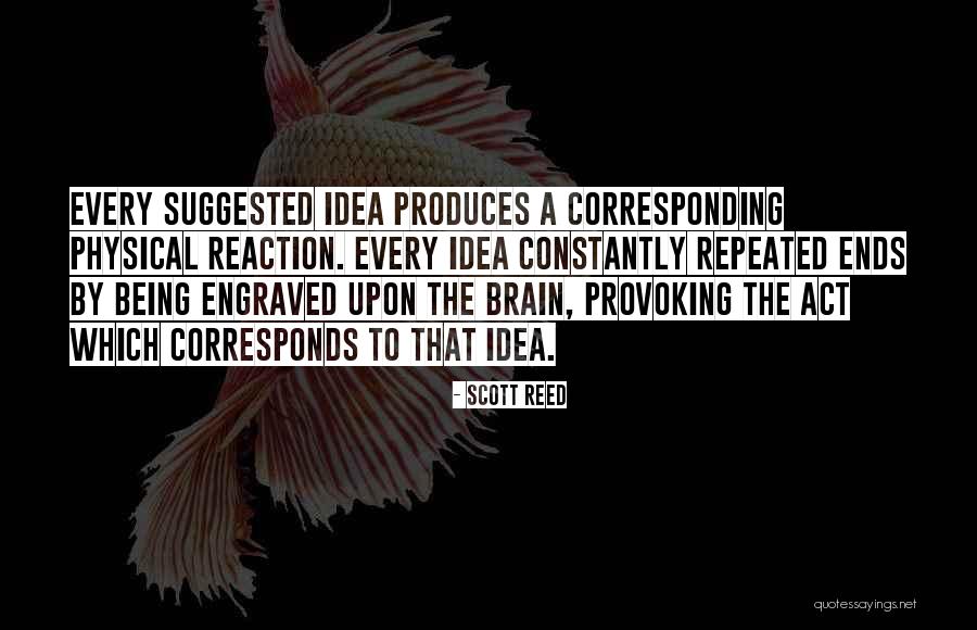 Reaction That Produces Quotes By Scott Reed Reaction That Produces Quotes By Scott Reed