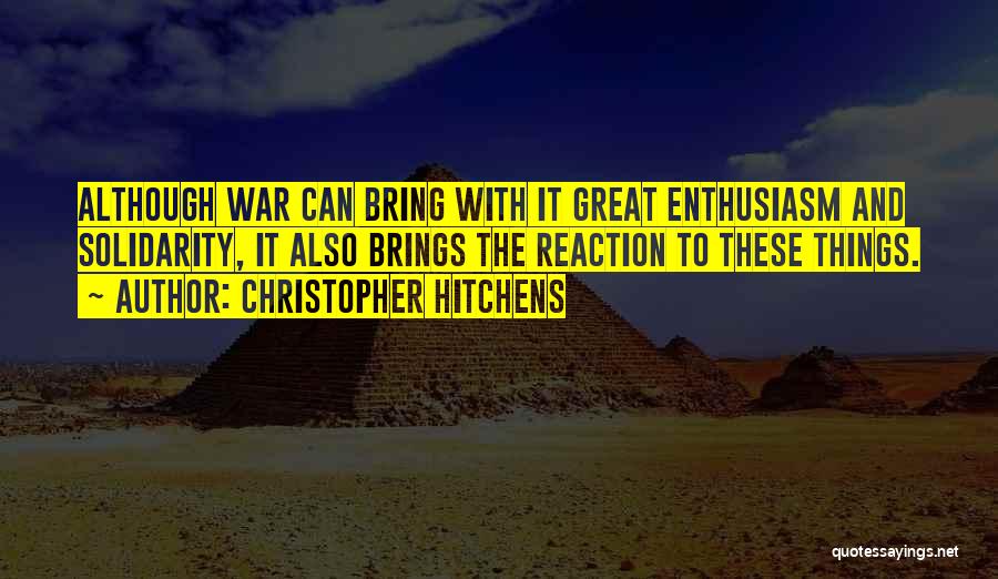 Reaction To Quotes By Christopher Hitchens