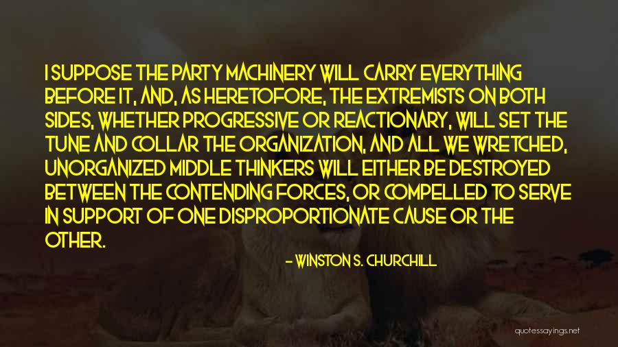 Reactionary Quotes By Winston S. Churchill