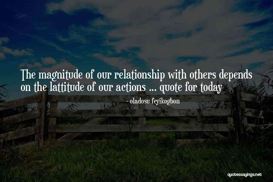 Reactions From Actions Quotes By Oladosu Feyikogbon Reactions From Actions Quotes By Oladosu Feyikogbon