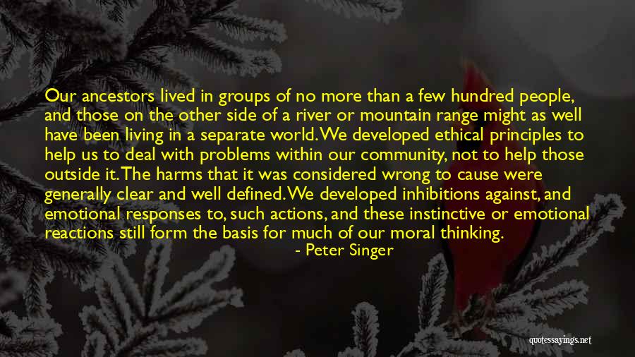 Reactions From Actions Quotes By Peter Singer Reactions From Actions Quotes By Peter Singer