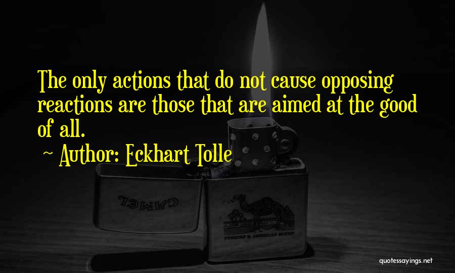 Reactions Quotes By Eckhart Tolle