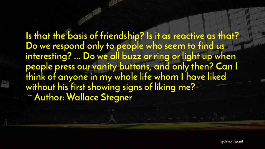 Reactive Quotes By Wallace Stegner