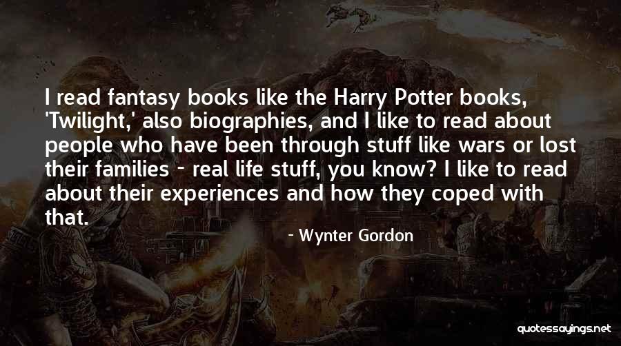 Read Harry Potter Now Quotes By Wynter Gordon Read Harry Potter Now Quotes By Wynter Gordon