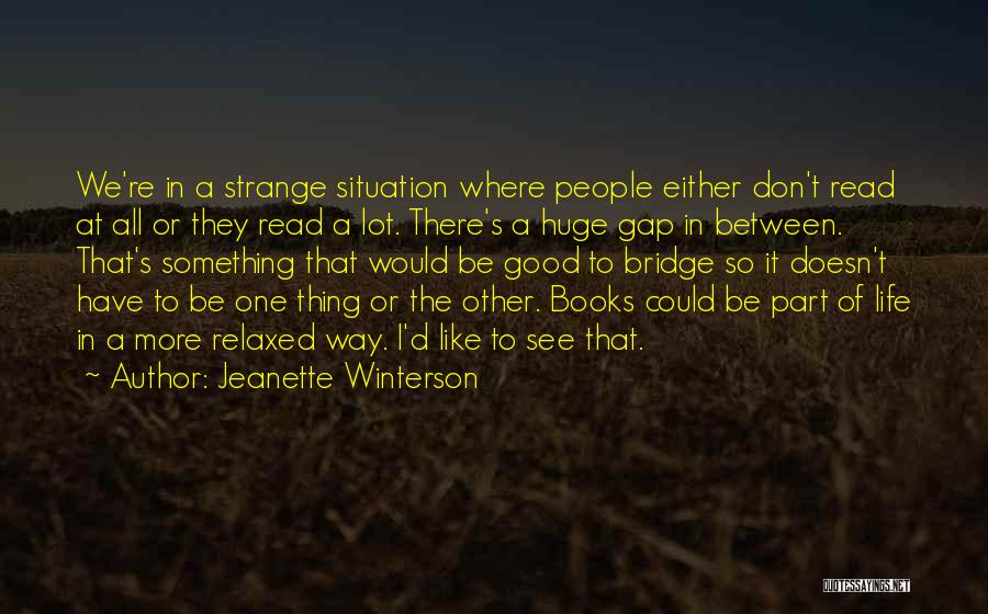 Read Like A Book Quotes By Jeanette Winterson