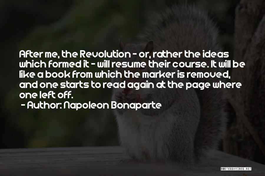 Read Like A Book Quotes By Napoleon Bonaparte