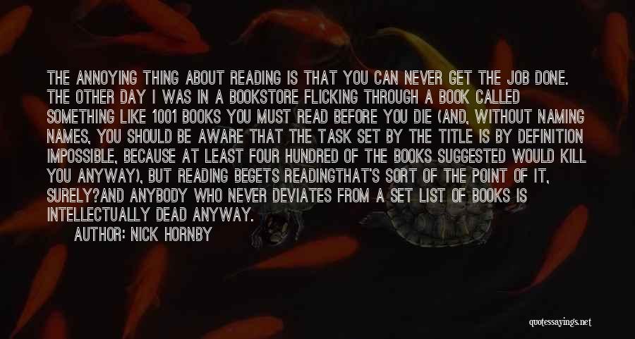 Read Like A Book Quotes By Nick Hornby