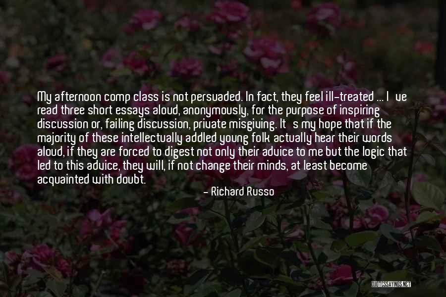 Read Minds Quotes By Richard Russo Read Minds Quotes By Richard Russo