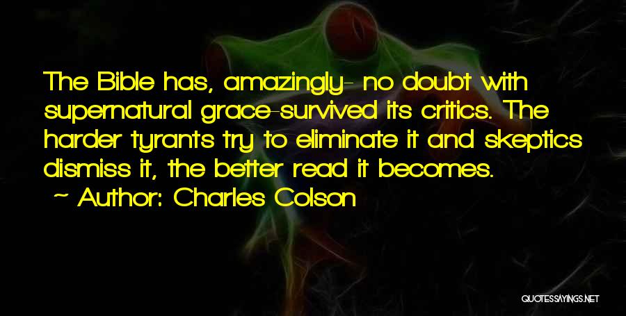 Read The Bible Quotes By Charles Colson