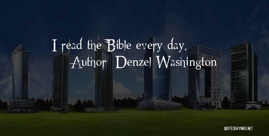 Read The Bible Quotes By Denzel Washington