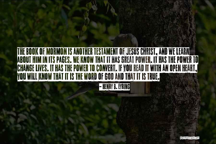 Read The Word Of God Quotes By Henry B. Eyring Read The Word Of God Quotes By Henry B. Eyring