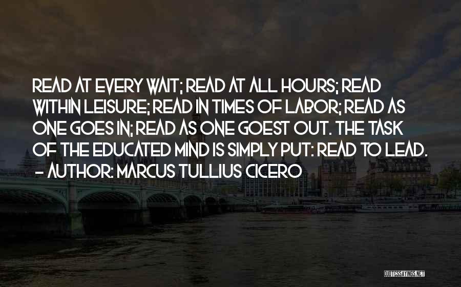 Read To Lead Quotes By Marcus Tullius Cicero