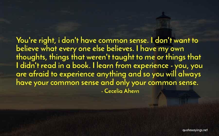 Read To Learn Quotes By Cecelia Ahern