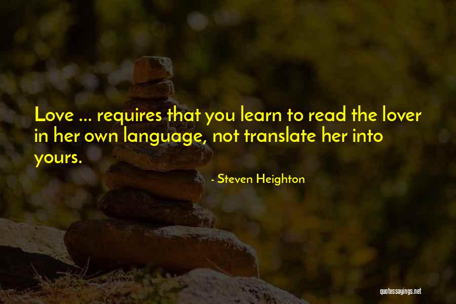 Read To Learn Quotes By Steven Heighton