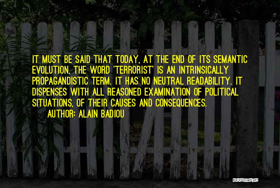 Readability Quotes By Alain Badiou