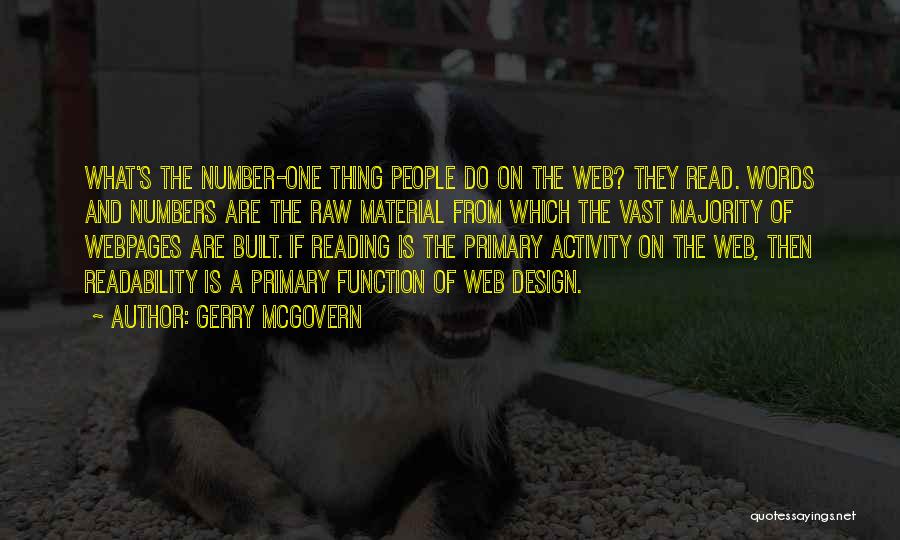 Readability Quotes By Gerry McGovern