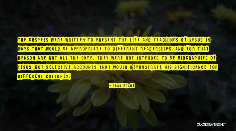 Readerships Quotes By John Drane Readerships Quotes By John Drane