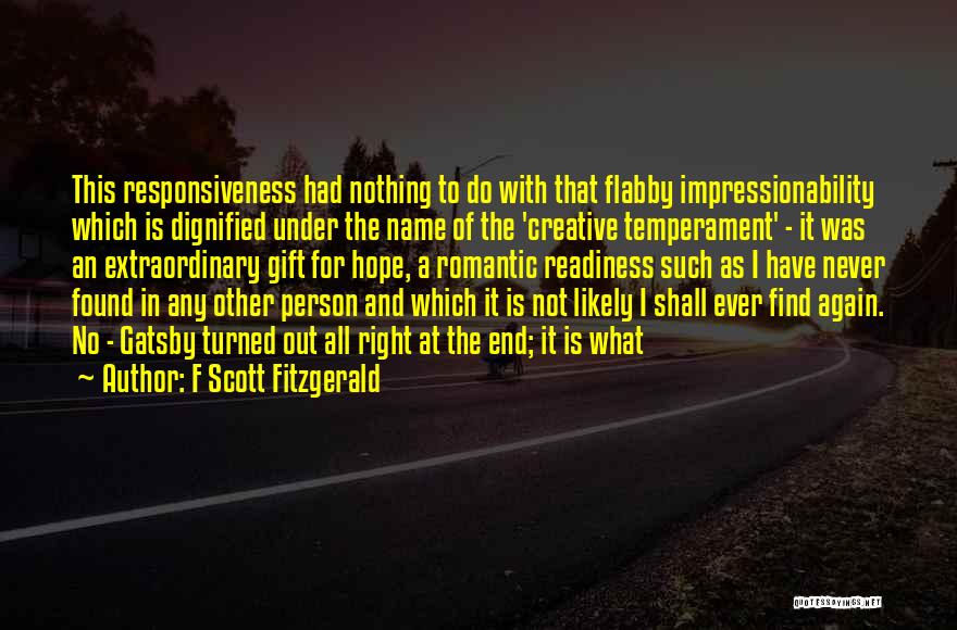 Readiness Quotes By F Scott Fitzgerald