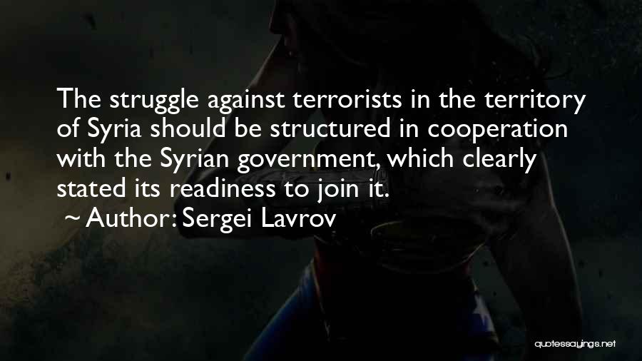 Readiness Quotes By Sergei Lavrov