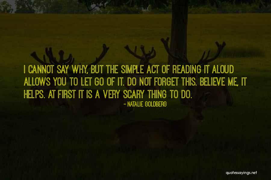 Reading Aloud Quotes By Natalie Goldberg Reading Aloud Quotes By Natalie Goldberg