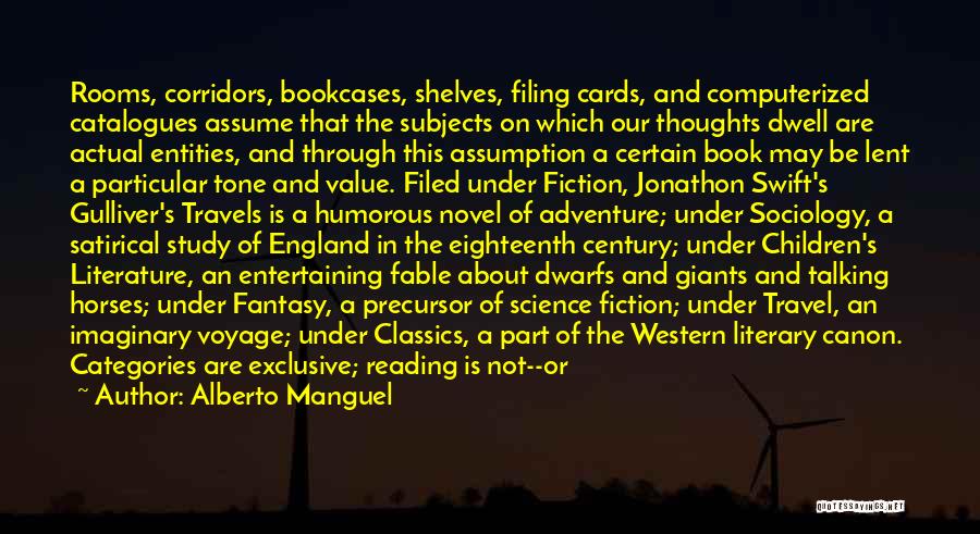Reading And Adventure Quotes By Alberto Manguel
