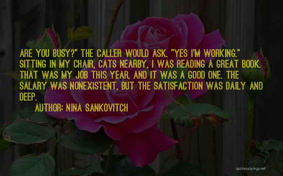 Reading And Cats Quotes By Nina Sankovitch