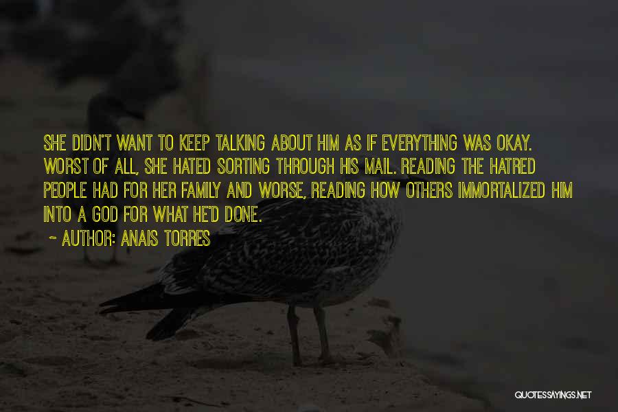 Reading And Family Quotes By Anais Torres