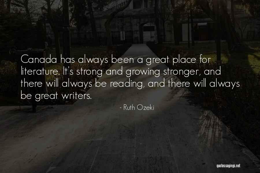 Reading And Growing Quotes By Ruth Ozeki