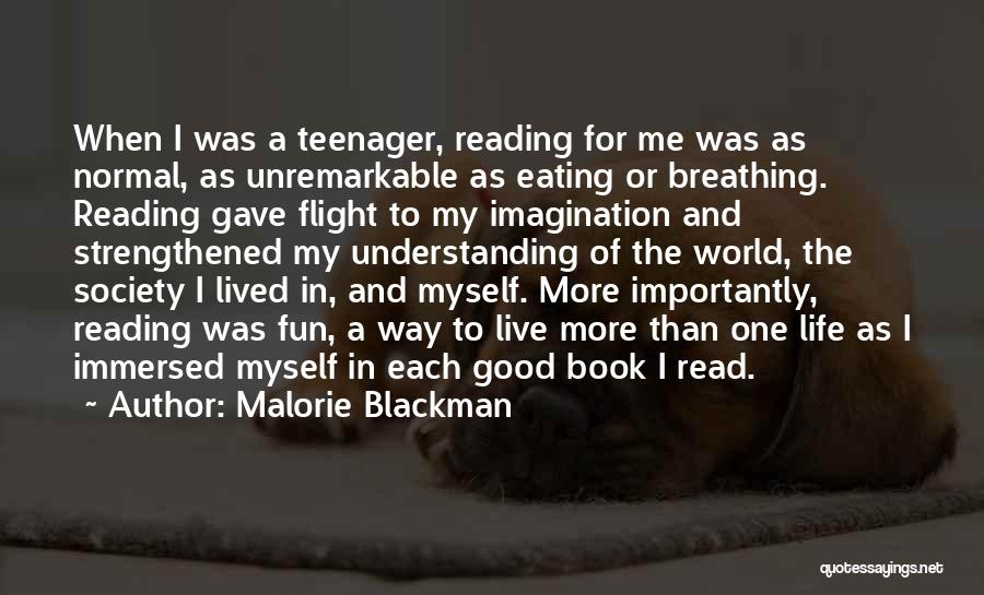 Reading And Imagination Quotes By Malorie Blackman