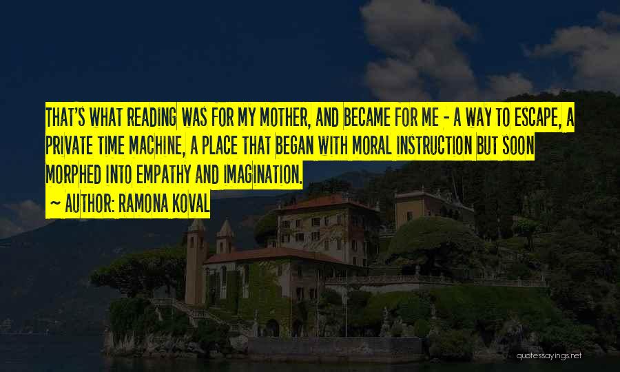 Reading And Imagination Quotes By Ramona Koval