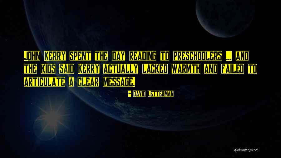 Reading And Kids Quotes By David Letterman Reading And Kids Quotes By David Letterman