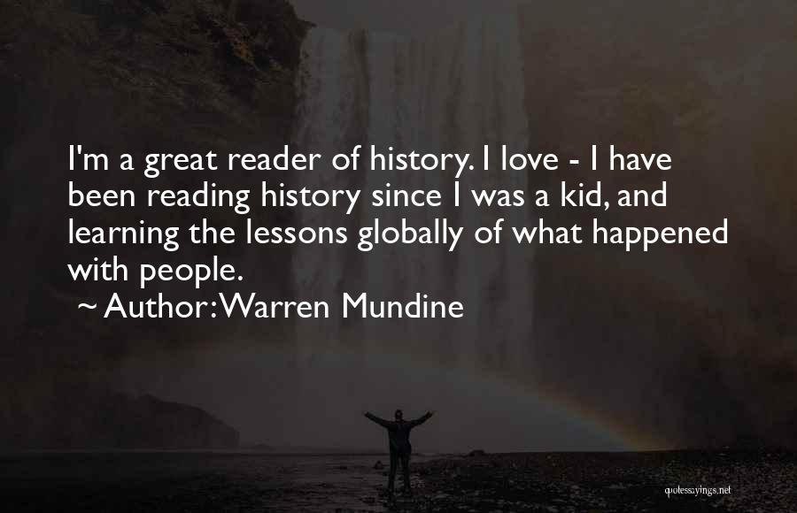 Reading And Learning Quotes By Warren Mundine