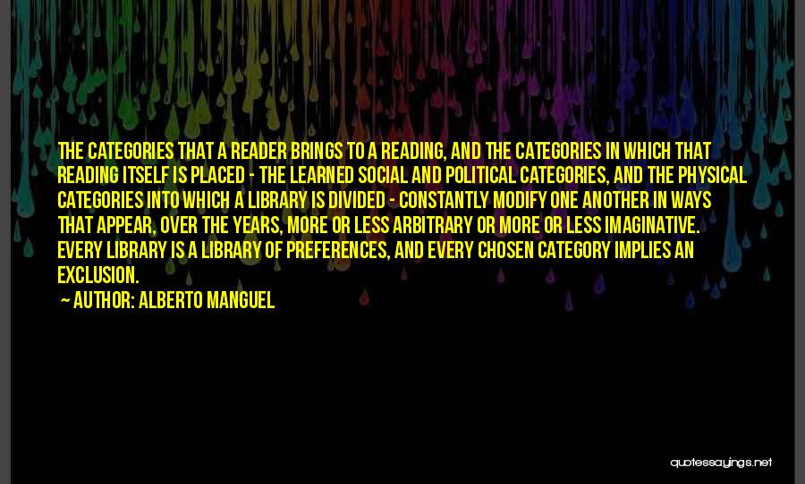 Reading And Library Quotes By Alberto Manguel