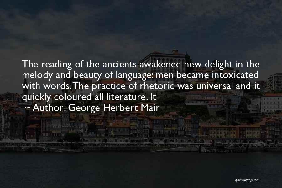Reading And Literature Quotes By George Herbert Mair