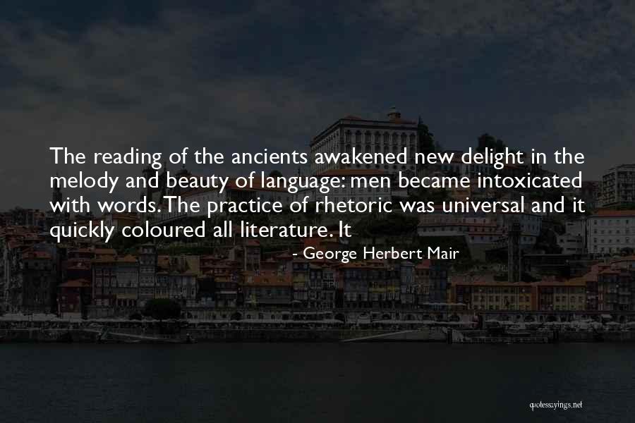 Reading And Literature Quotes By George Herbert Mair