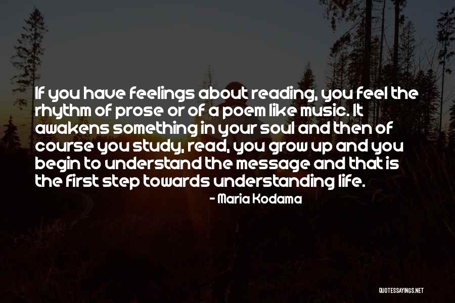 Reading And Understanding Quotes By Maria Kodama